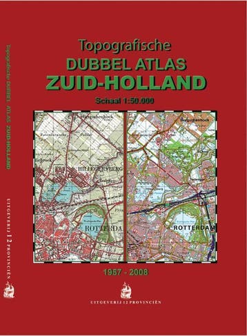 Topografische Dubbel Atlas Zuid-Holland 1958-2008 M. Kuiper, Verzenden, M. Kuiper