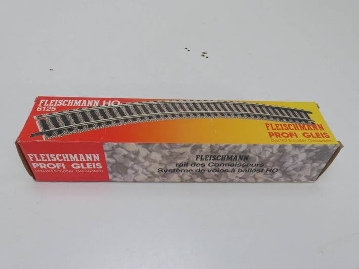 Schaal H0 Fleischmann 6125 Profi-gleis rails bocht 10 st...., Hobby & Loisirs créatifs, Trains miniatures | HO, Rails, Enlèvement ou Envoi