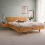 Forestales Alabama Massief Wild Eiken Houten Ledikant - 200, Nieuw