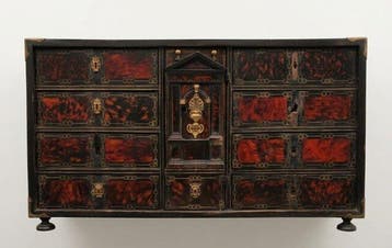 Kabinet - Verguld brons, Schildpadschild, Palissander - Een, Antiquités & Art