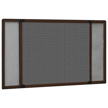 vidaXL Raamhor uitschuifbaar (100-193)x75 cm bruin, Verzenden, Nieuw