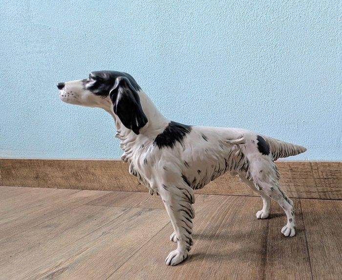 Goebel - Goebel - Beeld, Setter hond 1973 - 21 cm -, Antiek en Kunst, Curiosa en Brocante