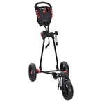 vidaXL Golf Trolley Zwart 110 x 60 x 132 cm IJzer, Verzenden, Nieuw