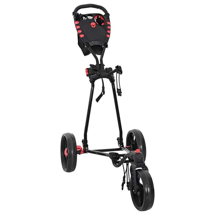 vidaXL Golf Trolley Zwart 110 x 60 x 132 cm IJzer, Sport en Fitness, Golf, Nieuw, Verzenden