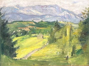Paul Charavel (1877-1961) - Paysage vallonné (Vendu sans