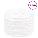 vidaXL Boottouw 20 mm 25 m polypropyleen volwit, Verzenden, Nieuw