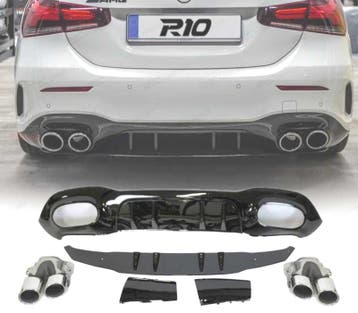 Diffuseur Pour Mercedes V177 Amg 18- Sedan Look A45 Noir Bri, Auto-onderdelen, Verzenden, Nieuw