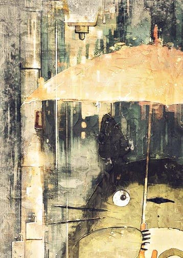 Boriani - Totoro - oil limited edition 5/20, Nieuw