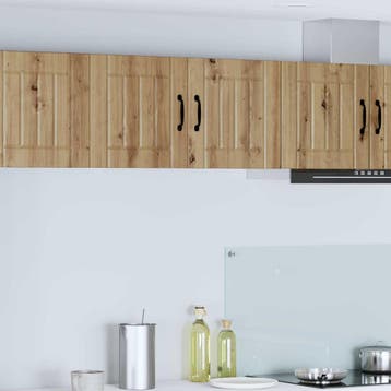 vidaXL Wandkast LUCCA Artisanaal eiken 80 x 31 x 40 cm, Verzenden, Nieuw