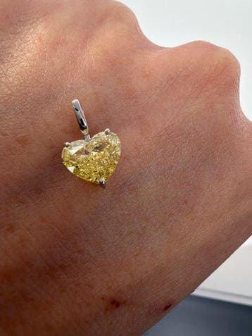 Sans prix de réserve - Pendentif - 14 carats Or blanc -, Bijoux, Sacs & Beauté