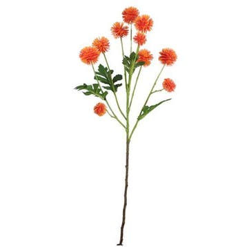 Pom Pom Oranje 61 cm per stuk, Nieuw