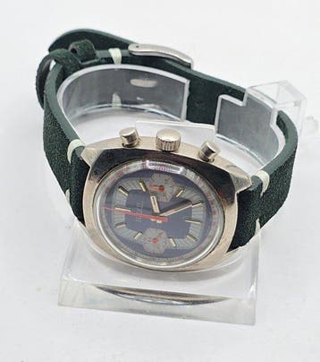 NOKIL - Stahl Chronograph - Kaliber Valjoux 7733 - Schweiz