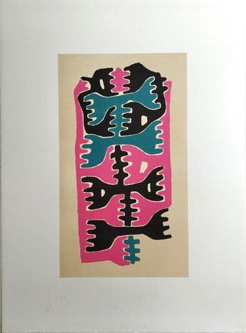Giuseppe Capogrossi (1900-1972) - Quarzo 9, Antiek en Kunst