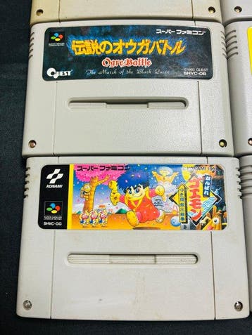 Nintendo, Capcom - Super Famicom (Japanese SNES) - 12 Game, Nieuw