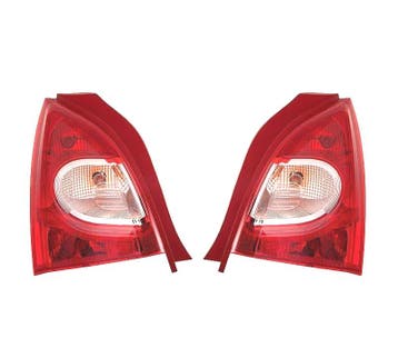 FEUX ARRIÈRE POUR RENAULT TWINGO II 12-14 BLANC ROUGE, Verzenden