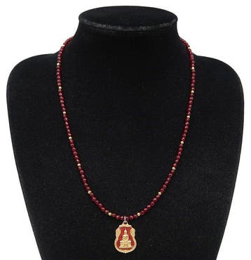 Collier Boeddha van de Verlichting – Robijn – Bescherming en