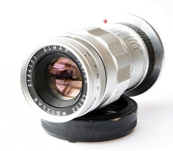 Leica Ernst Leitz Wetzlar Elmar 9cm (90mm) 1:4 – Zeldzame