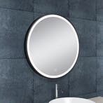 LED Spiegel 60cm | Dimbaar & Verwarmd | Mat Zwart, Huis en Inrichting, Woonaccessoires | Spiegels, Verzenden, Nieuw
