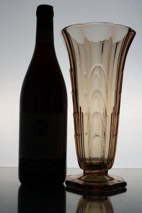 Val Saint Lambert - Charles Graffart & René Delvenne - Vase, Antiquités & Art, Art | Objets design