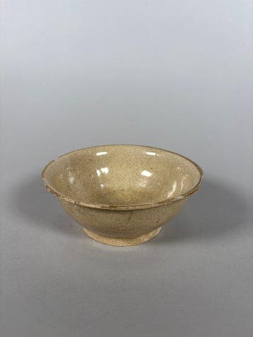 Oud-Chinees Steengoed Song-dynastie beker, 22 cm. (ca.