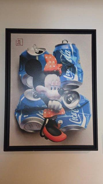 JEAN JACQUES DELEVAL (1945-2020) - Minnie and Blue Coca-Cola