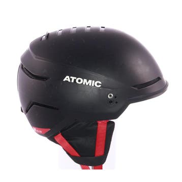 55 56 57 58 59 skihelm/snowboardhelm ATOMIC SAVOR, black/red, Sport en Fitness, Verzenden, Gebruikt, Atomic