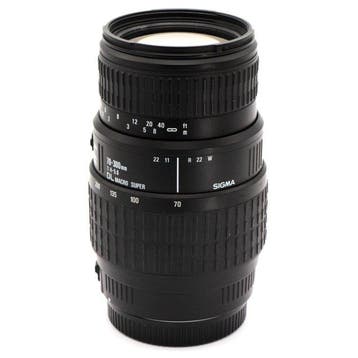 Sigma AF 70-300mm f/4-5.6 DL Super Tele-Macro voor Canon EF