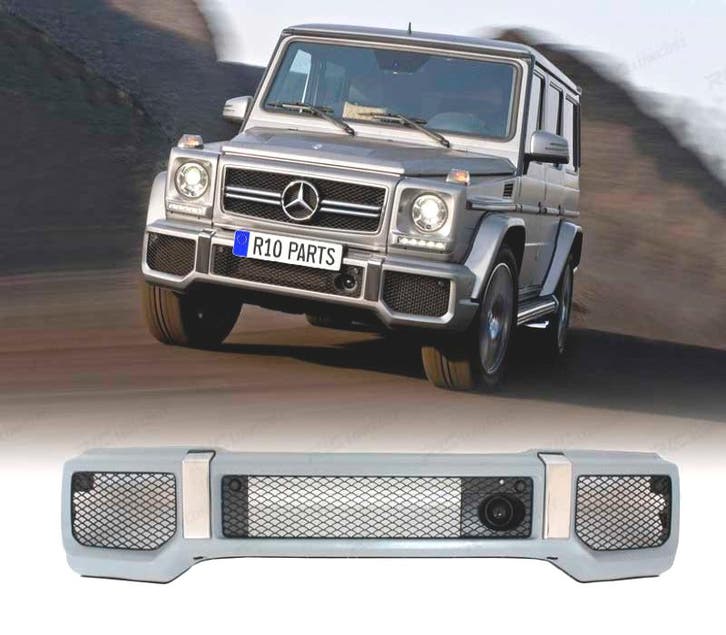 PARE-CHOCS AVANT MERCEDES G W463 89-18 LOOK AMG G65, Auto-onderdelen, Carrosserie, Verzenden