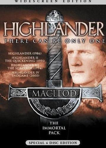 Highlander 1-4 (4DVD), CD & DVD, DVD | Action, Verzenden, Actie