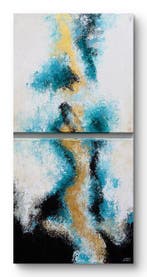 Cristina Talea - GOLDEN RIVER 2 panels
