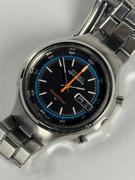 Seiko - 5 Sports Speed-Timer Chronograph - Zonder, Bijoux, Sacs & Beauté, Montres | Anciennes | Antiquités