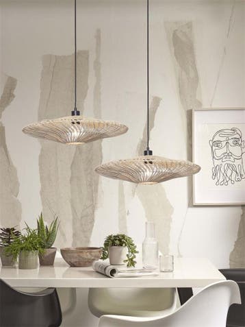 2dekans | Good & Mojo Zanzibar Hanglamp - Bamboe - Naturel, Ophalen of Verzenden, Nieuw