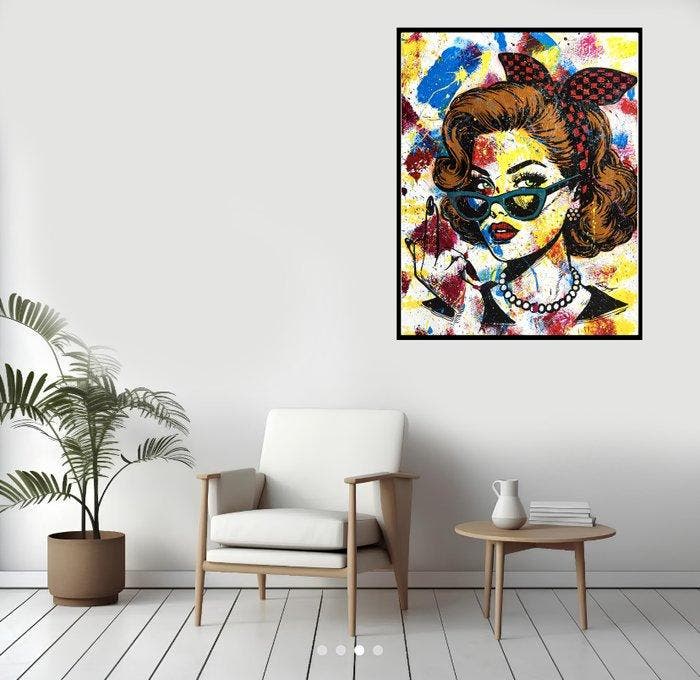 Gongas (XX-XXI) - Diva B*tch! - XL, Antiek en Kunst, Kunst | Schilderijen | Modern