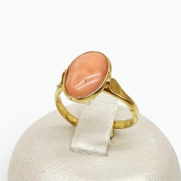 Koraal - Zilver - Ring - Italiaans vakmanschap, Antiek en Kunst