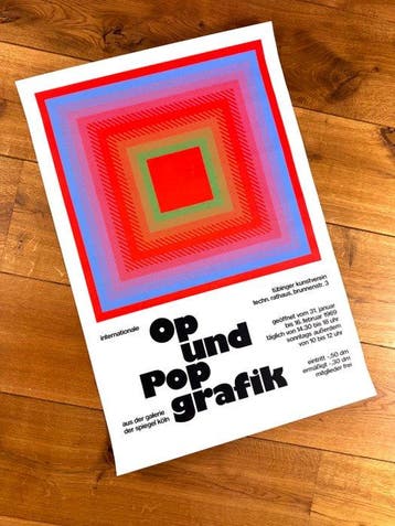 Richard Anuszkiewicz - On und Pop Grafik - Art Exhibition