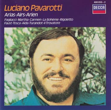 Luciano Pavarotti - Arias = Airs = Arien, Verzenden