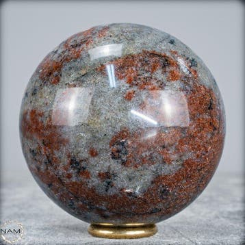 Belle aventurine rouge Sphère- 733.81 g, Antiquités & Art