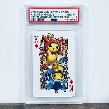 Pokémon Graded card - King of Diamonds (Pikachu) Poncho, Nieuw