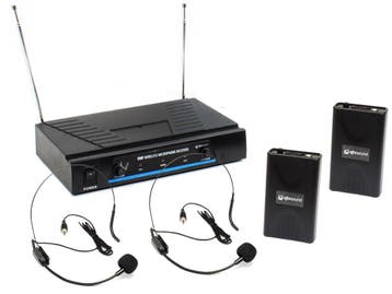 Qtx Sound VN2 Draadloos Headset Microfoon Systeem VHF 174.1, Nieuw