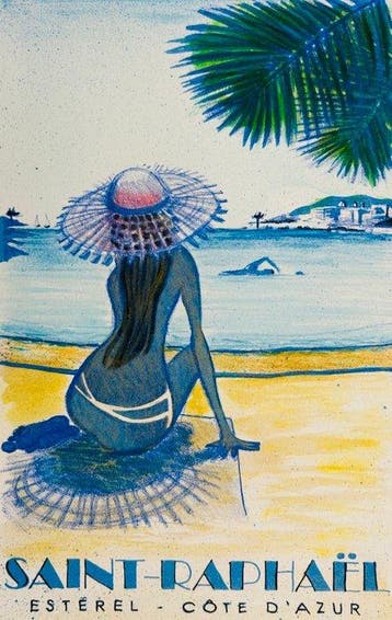 Berroyer (XXème) - Saint-Raphaël - Lithographie originale