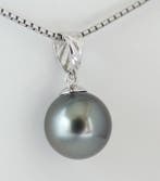 Sans prix de réserve - Pendentif - 18 carats Or blanc Perle