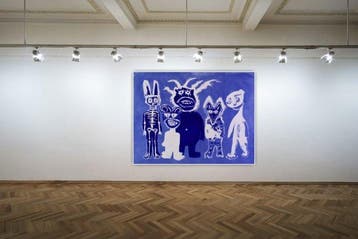 Etienne Pixa - Blue Tribe - XXL, Antiek en Kunst