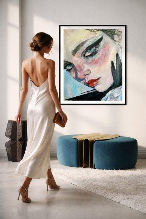 Anna Dart - Black Swan - XL, Antiquités & Art, Art | Objets design