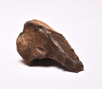 Midden paleolithische biface vuursteen Bijl