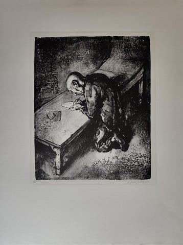 Andreas Paul Weber (1893-1980) - Der Gefangene, Antiquités & Art