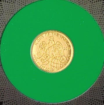 Rwanda. 10 Amafranga 2017 Mexikanischer Adler 1/200 oz