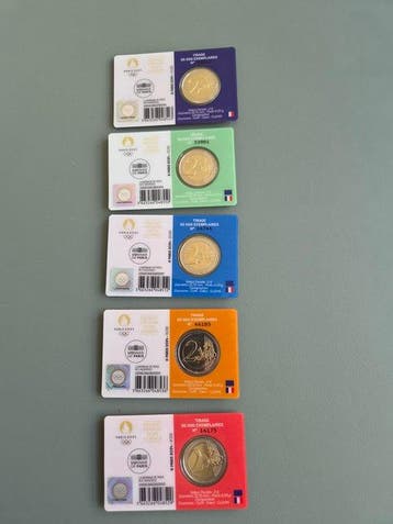 Frankrijk. 2 Euro 2022 Jeux Olympiques Paris 2024 (5, Postzegels en Munten, Munten | Europa | Niet-Euromunten