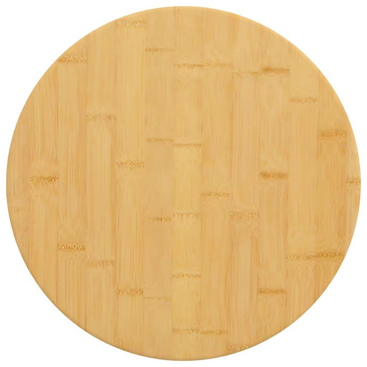vidaXL Tafelblad Ø 50x2,5 cm bamboe, Huis en Inrichting, Tafelonderdelen, Nieuw, Verzenden