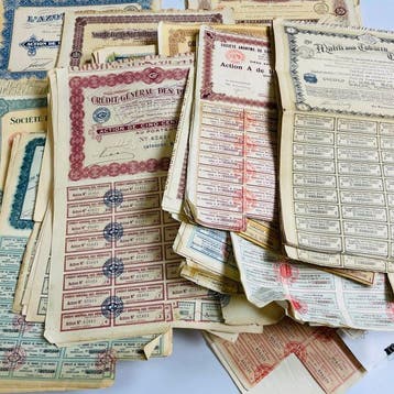 Frankrijk. 349 French share certificates (Zonder, Antiquités & Art