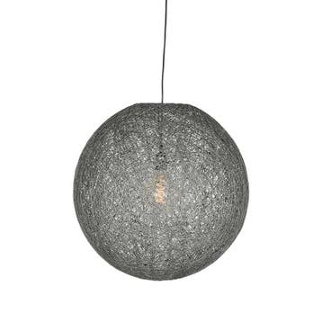 Hanglamp Twist | Grijs | Vlas | L LABEL51, Verzenden, Nieuw in verpakking